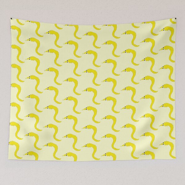 Item preview, Yellow Worm on a String designed and sold by DoodleFurry.