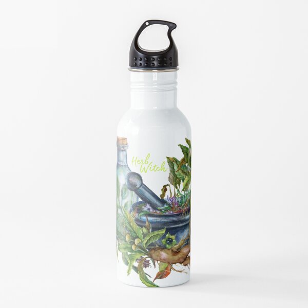 Ingredients of a herb witch Water Bottle