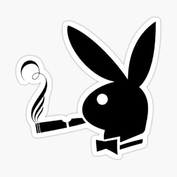 Download Playboy Bunny Logo Stickers Redbubble