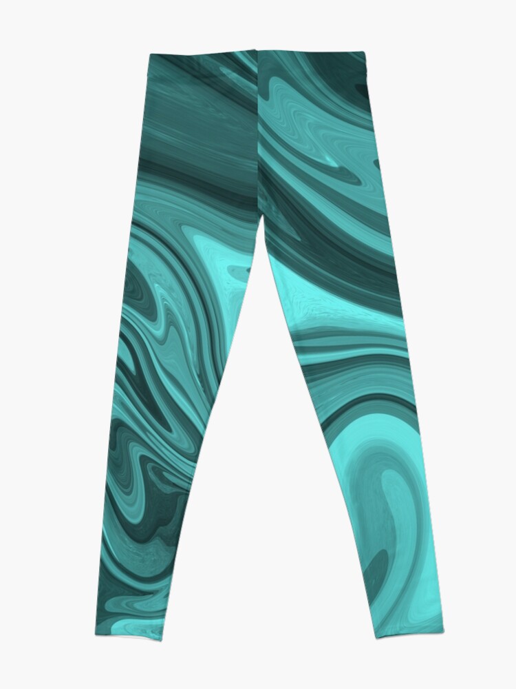 Alternate view of Teal Twirl Leggings