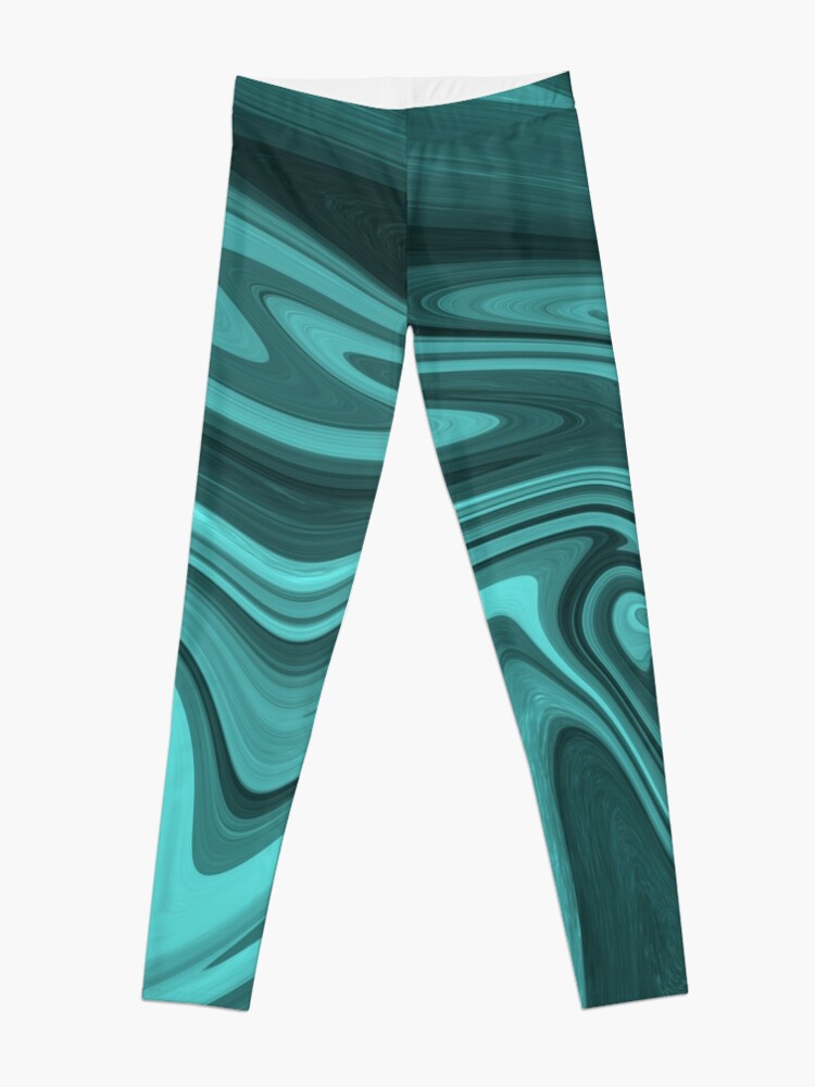 Alternate view of Teal Twirl Leggings