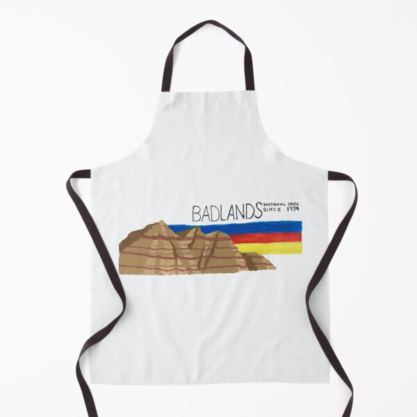 Item preview, Retro Badlands National Park designed and sold by GreatPlainsWolf.