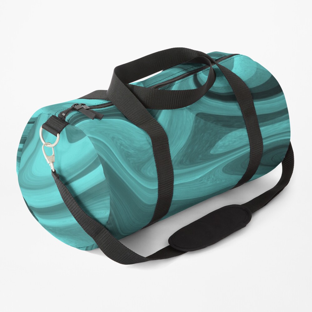 Teal Twirl Duffle Bag
