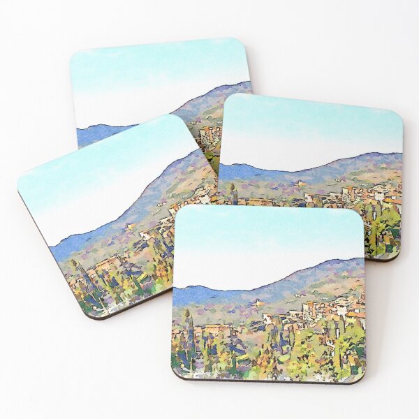 Item preview, Tivoli: cityscape from the Villa d'Este park designed and sold by Giuseppe Cocco.