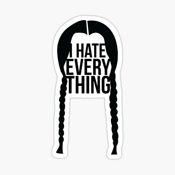 Wednesday Addams Sticker