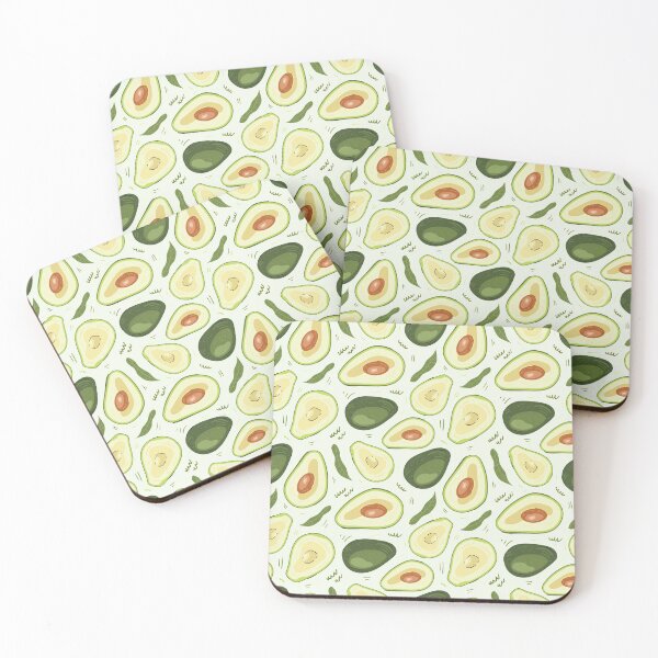 Item preview, Avocado face mask, avocado pattern masks, vegan mask, vegan green mask, go vegan, avocado watercolor, avocado lover gift, vegetarian designed and sold by Crocozen.