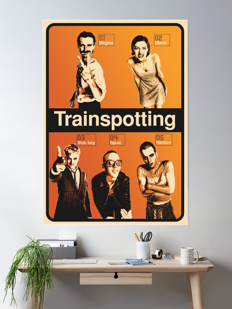 ポスター Trainspotting Original Japanese poster Trainspotting 1998 H Danny Boyle Japanese Movie Flyer (poster Size
