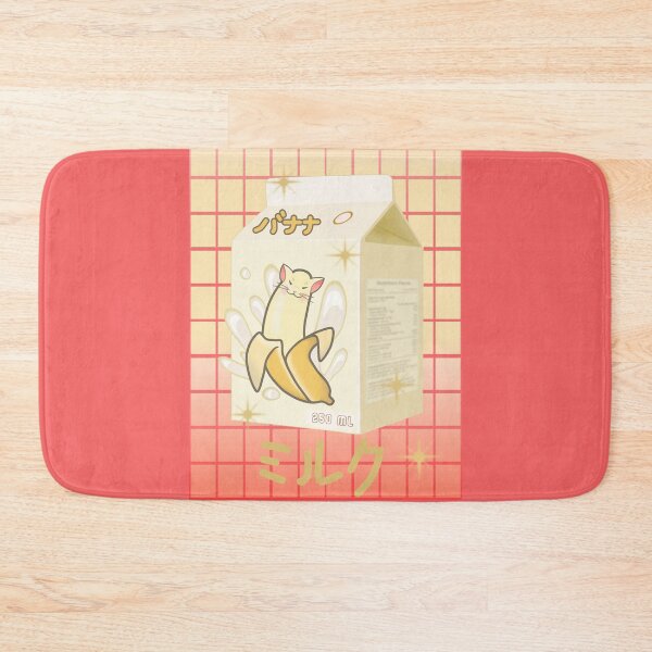 Item preview, Kawaii Cat Banana Milk Box Kanji designed and sold by ViewerEqualsPhoton.