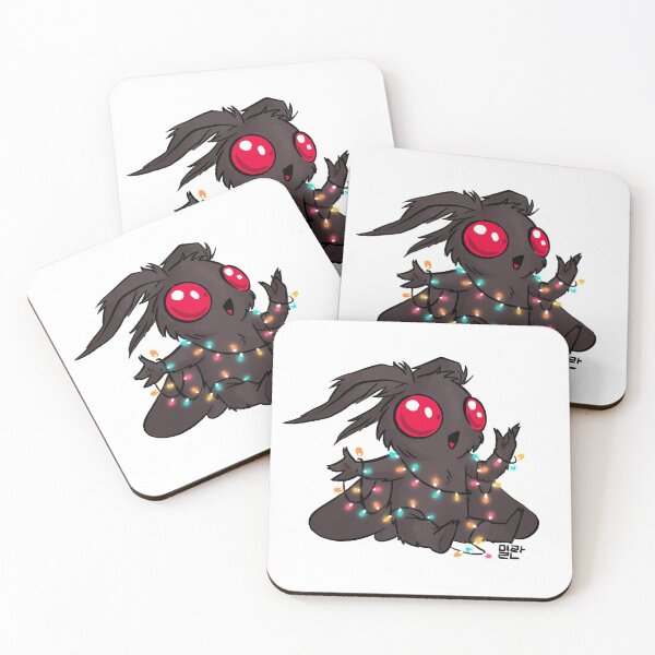 Item preview, Mothman with Christmas lights  designed and sold by lukewarmTea.