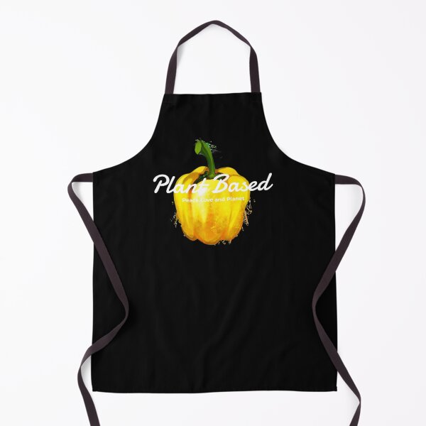 Item preview, Plant Based Peace Love and Planet Yellow Bell Pepper Tee designed and sold by WFPBConceptTees.