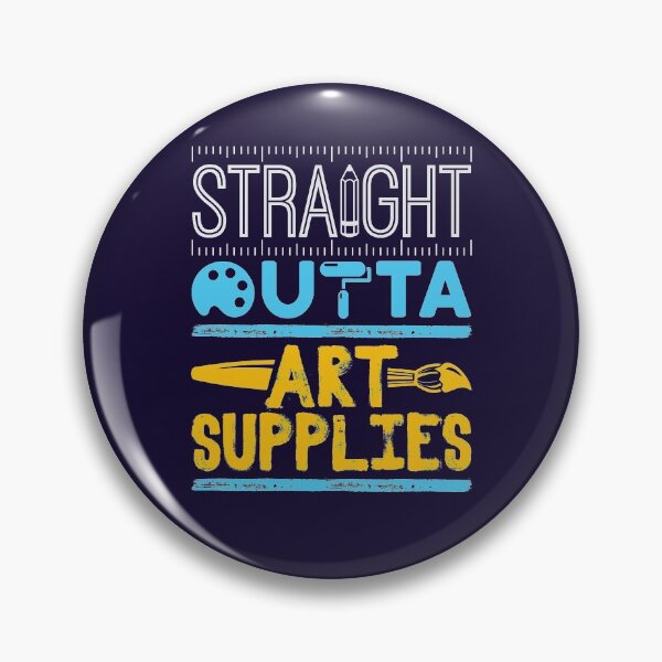 Artikelvorschau, Straight Outta Art Supplies Lustiger Kunstlehrer entworfen und verkauft von jaygo.