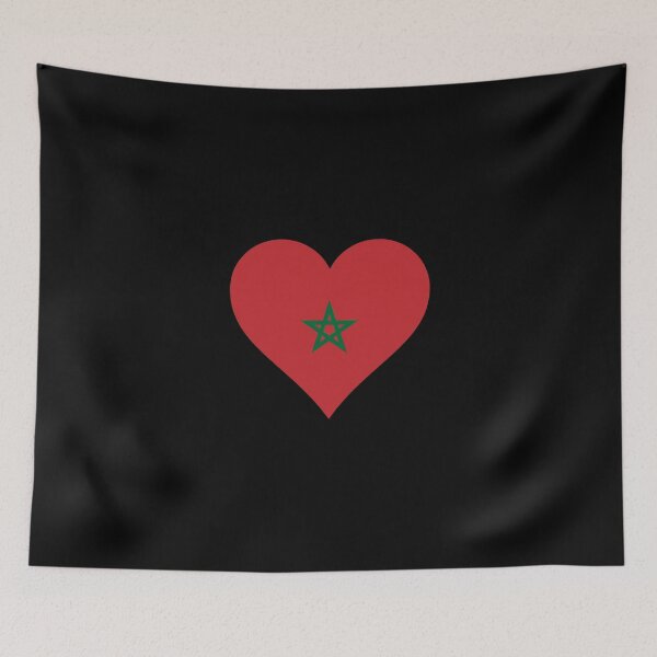 Item preview, Morocco Moroccan flag flag designed and sold by GeogDesigns.