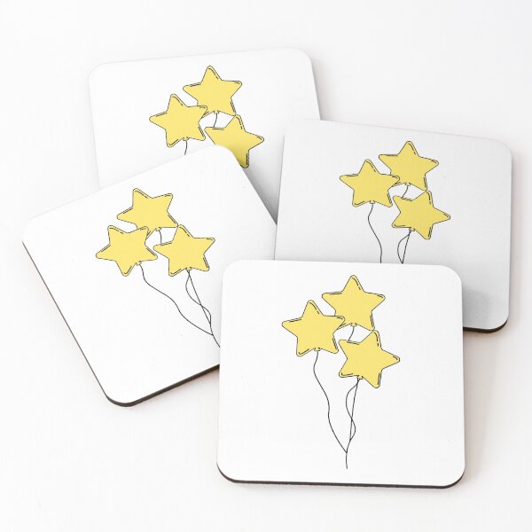 Item preview, Yellow Star Balloons designed and sold by fabibar.