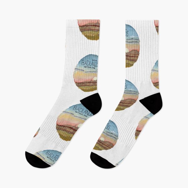 Item preview, Watercolor Badlands National Park designed and sold by GreatPlainsWolf.