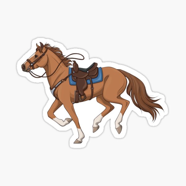 Item preview, Cheval de l'Ouest alezan designed and sold by CMS-artworks.