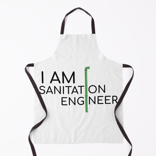 Item preview, sanitation engineer designed and sold by MHDesignstore.
