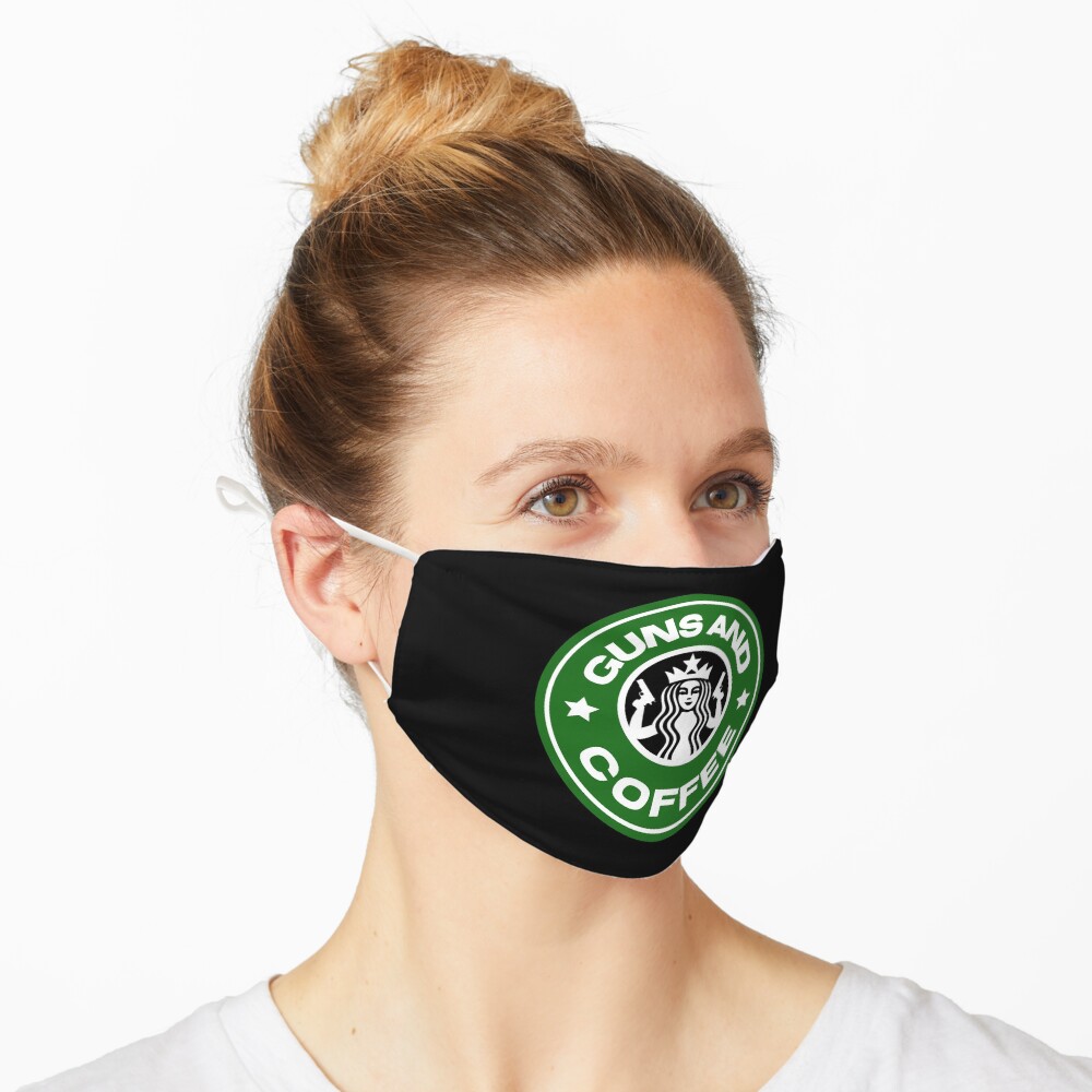 Guns and coffee Mask