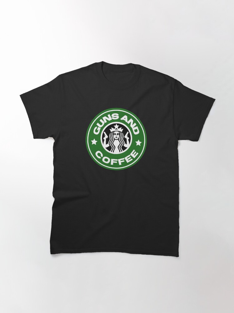 Alternate view of Guns and coffee Classic T-Shirt