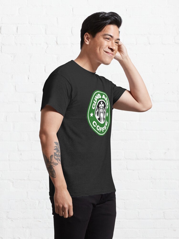 Alternate view of Guns and coffee Classic T-Shirt
