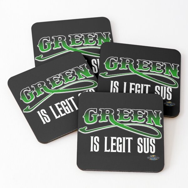 Item preview, Green is legit sus designed and sold by Elliot Klugh.