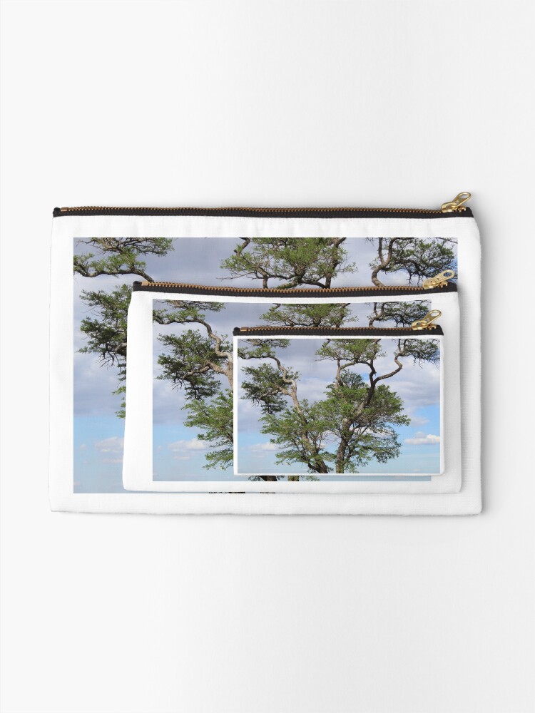 Alternate view of Perched On a Tree Zipper Pouch