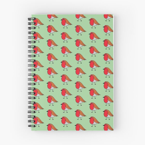 Item preview, Robin print on green designed and sold by LittleBettyMakes.