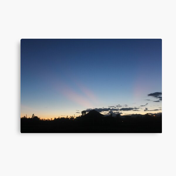 Sunset Blues Canvas Print