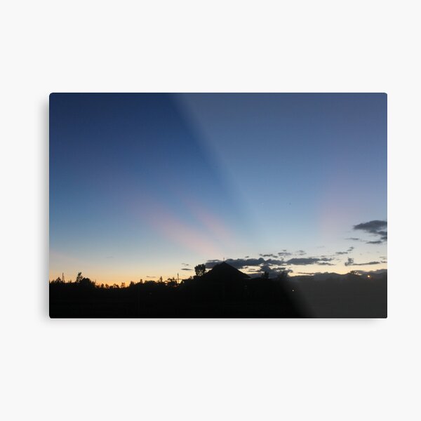 Sunset Blues Metal Print