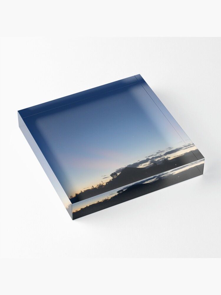Alternate view of Sunset Blues Acrylic Block