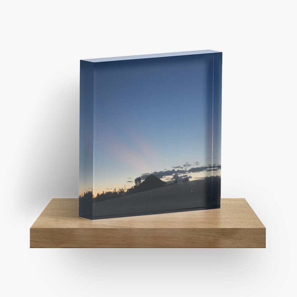 Sunset Blues Acrylic Block