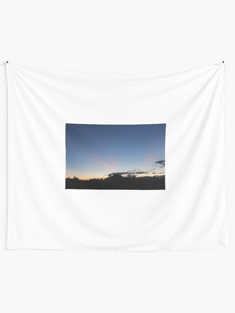 Alternate view of Sunset Blues Tapestry