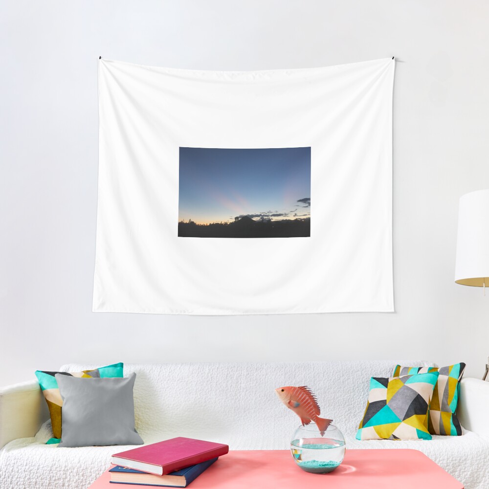 Sunset Blues Tapestry