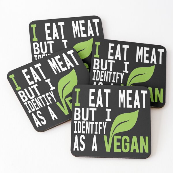 Item preview, I Eat Meat But I Identify As A Vegan designed and sold by darikamc.
