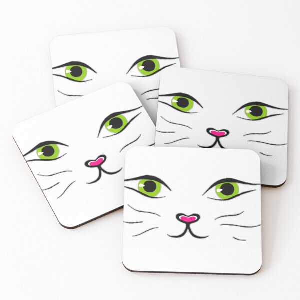 Item preview, Cute cat with red nose. designed and sold by Shadesanddyes.