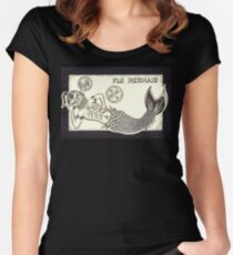 FIJI MERMAID - Art By Kev G Women's Fitted Scoop T-Shirt
