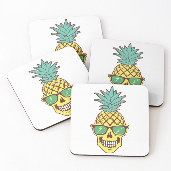 Item preview, Summer Vibe Pineapple Skull designed and sold by JirfHend.