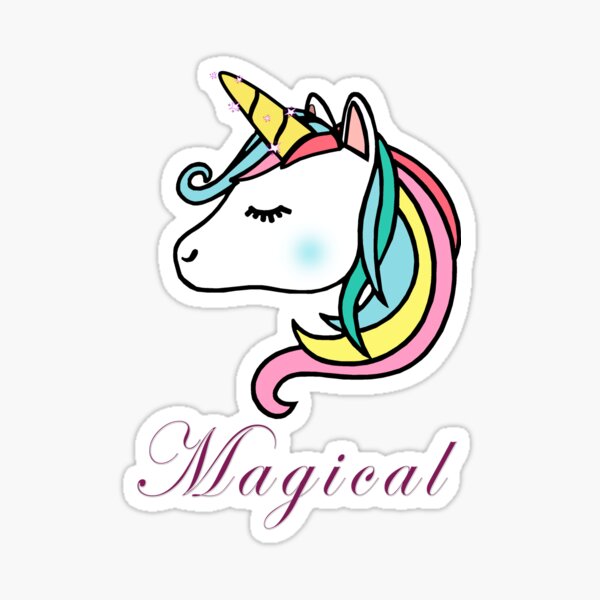 Kawaii Unicorn Stickers – My Heart Teddy