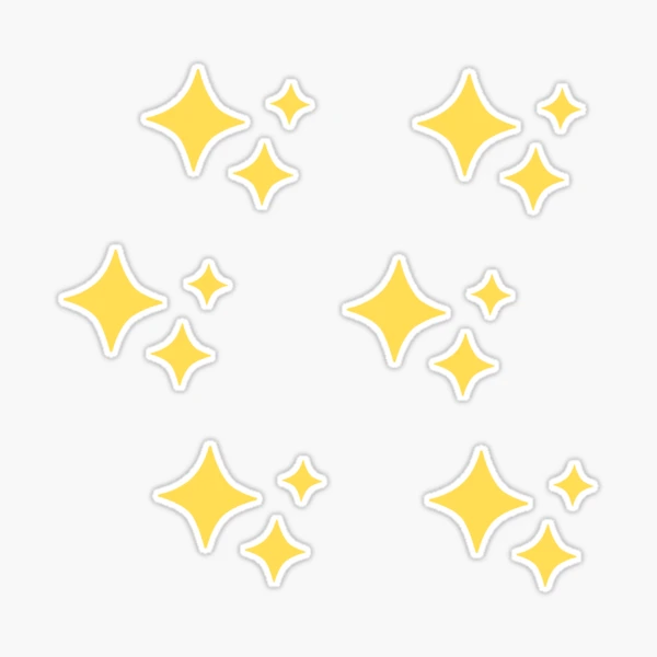 Sparkle Stars (3 Pack) - Stickers Sticker for Sale by tesscosgrave