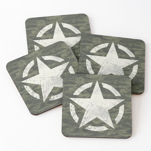 Item preview, Military Star Vintage White designed and sold by Royal-Elite.