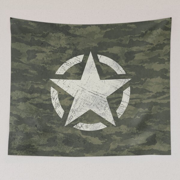 Item preview, Military Star Vintage White designed and sold by Royal-Elite.