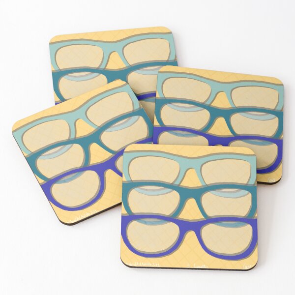 Item preview, #AvrilArtAutiste 2021 / 9. Glasses designed and sold by MentaLee.