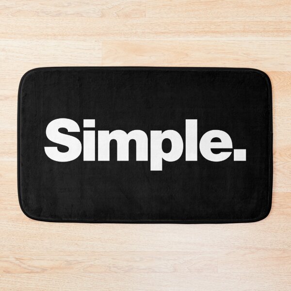 Item preview, Simple (white) designed and sold by dudethecreator.