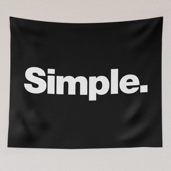 Item preview, Simple (white) designed and sold by dudethecreator.
