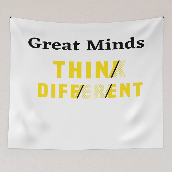 Item preview, Great minds think different. designed and sold by Samvy.