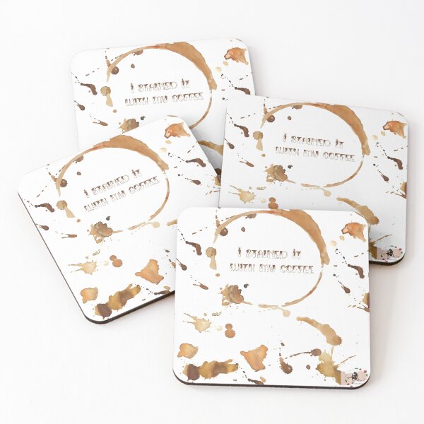 Item preview, Coffee stains marks design digitally made  designed and sold by lamond-creation.