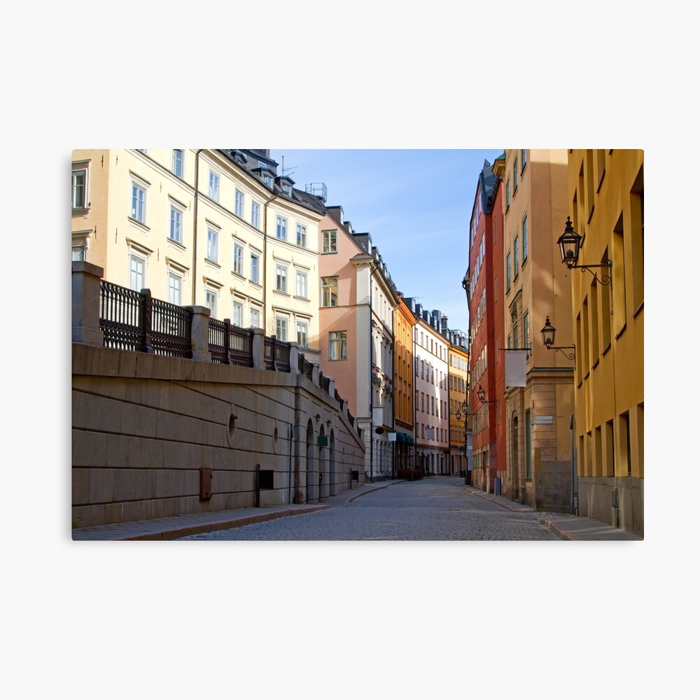 Sweden Stockholm Gamla Stan Watercolor - Nisuris Art