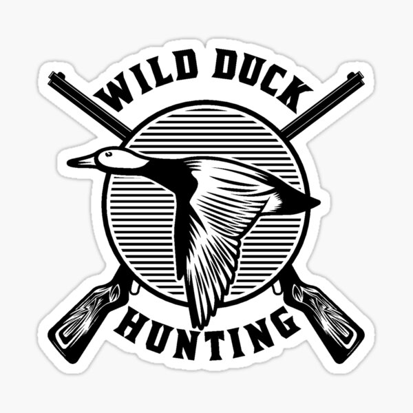 Wild Duck Hunting Sticker Sticker
