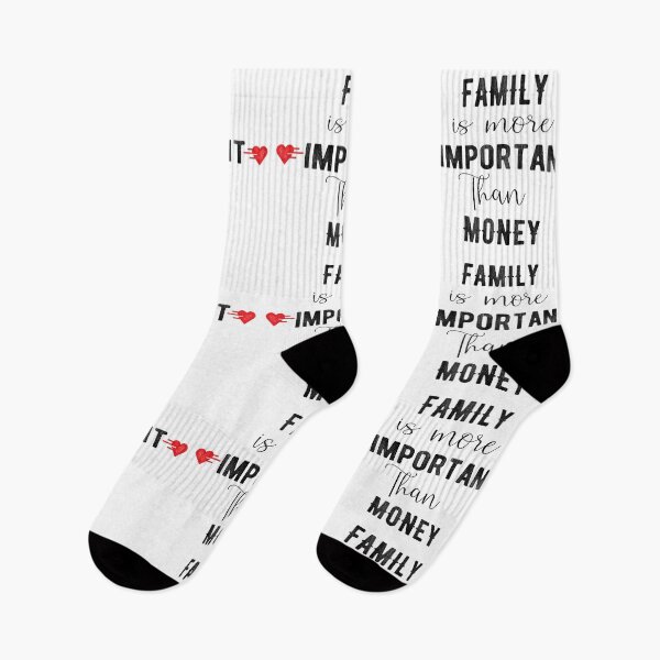 Item preview, Family is more important than money designed and sold by dairosedesigns.