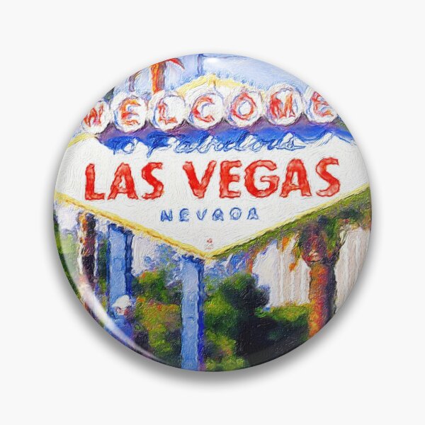Item preview, Welcome To Fabulous Las Vegas sign, painting designed and sold by Travelways.