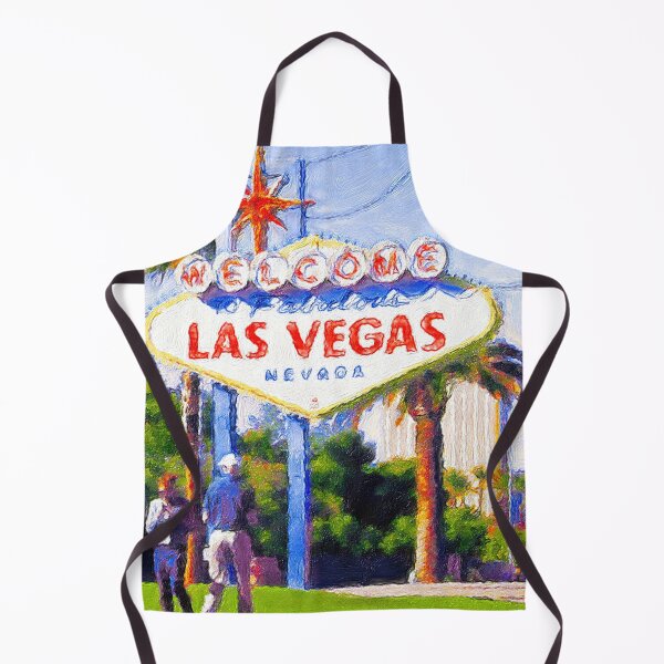 Item preview, Welcome To Fabulous Las Vegas sign, painting designed and sold by Travelways.